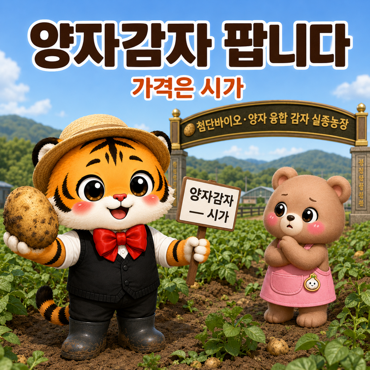 양자감자 팝니다 가격은 시가