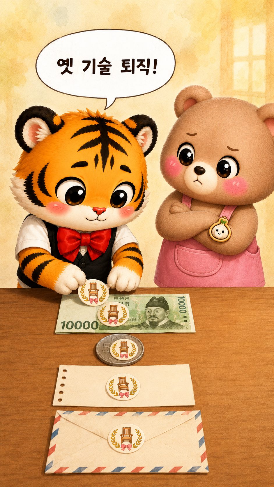 종이절감 숲관리소장이 된 범이
