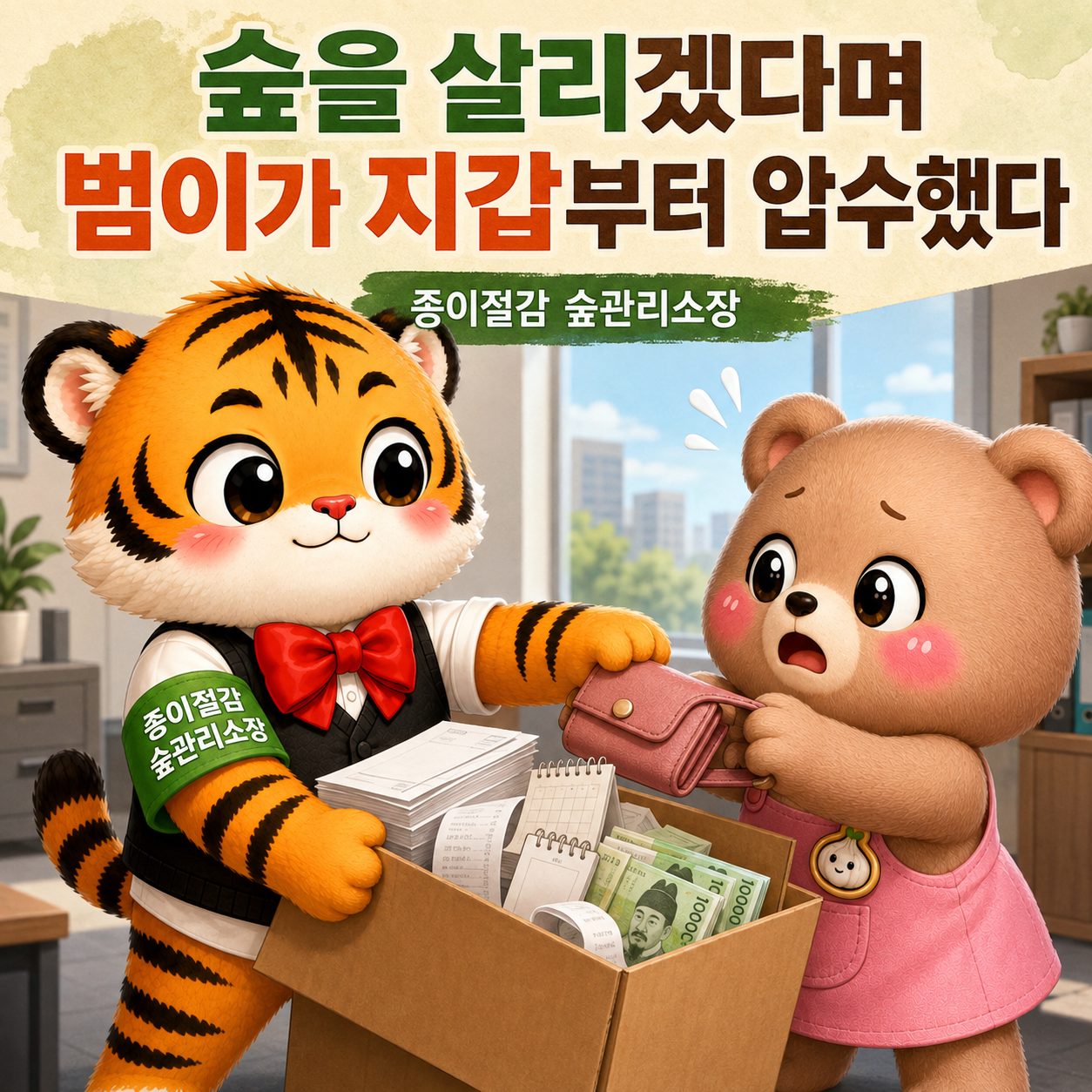 범이의 종이 척결 3단계 확대 계획