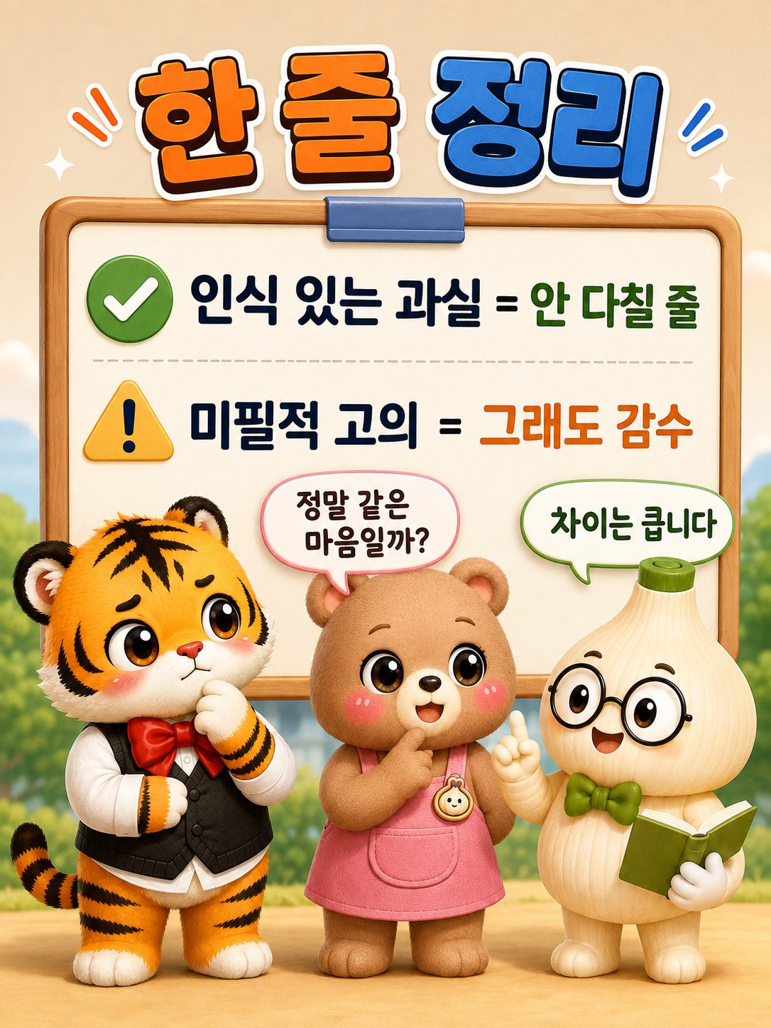 한 줄 정리 카드