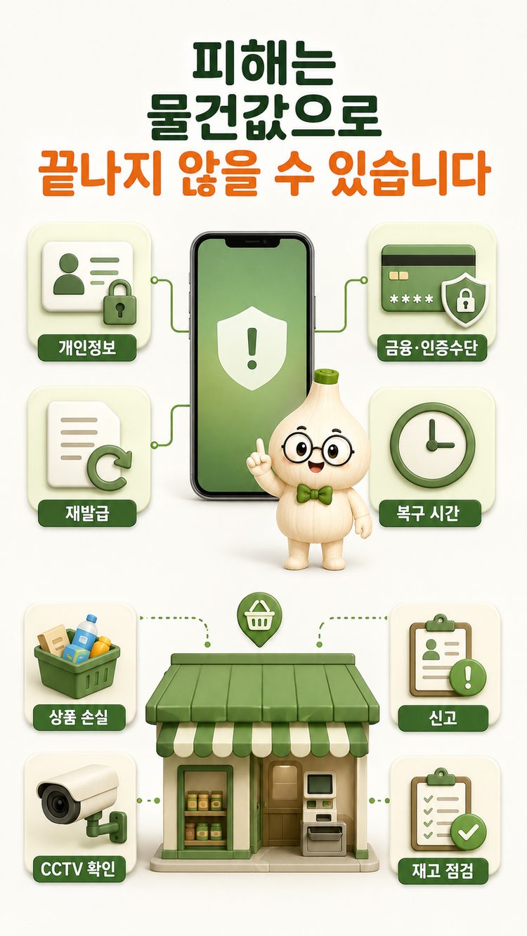 절도 피해는 물건값보다 넓다
