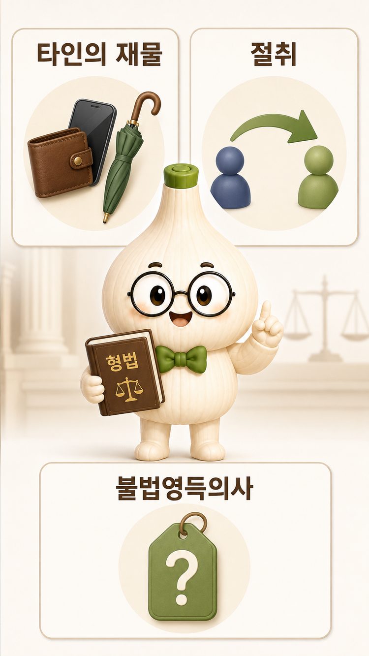 형법 제329조 세 핵심