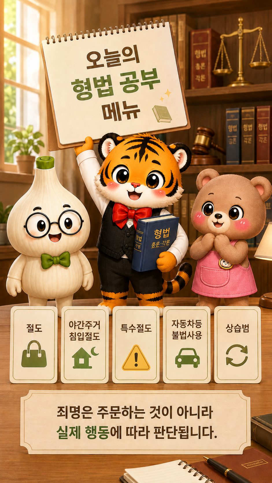 오늘의 형법 공부 메뉴